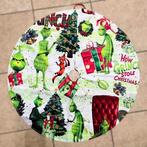 Other How The Grinch Stole Christmas Tree Skirt Decor For Holiday